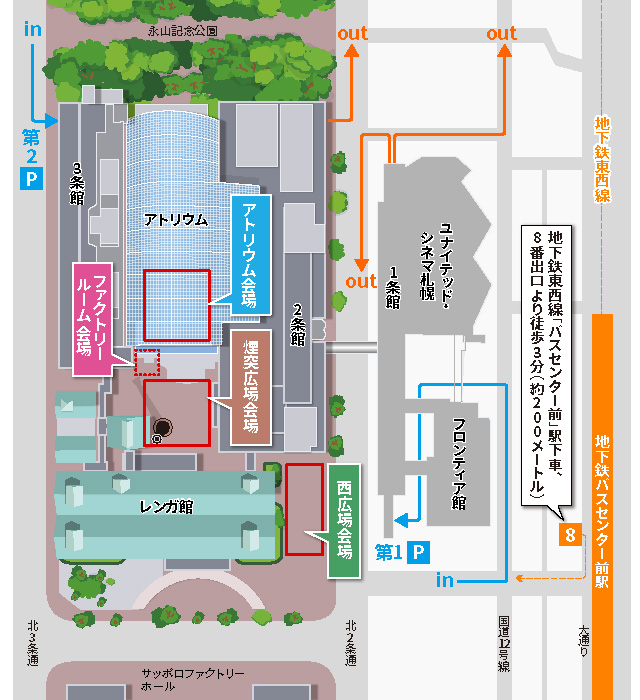 会場map