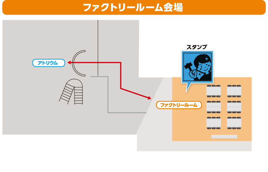 ファクトリールーム会場